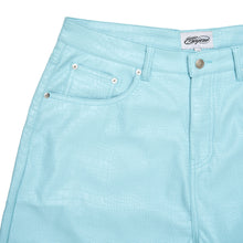 Load image into Gallery viewer, CAPRI CROC LEATHER JORTS