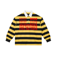 Load image into Gallery viewer, 404ASTERISKS Collared Color Block Stripe Polo Shirt Streetwear