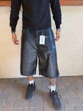 Load image into Gallery viewer, CAPRI CROC LEATHER JORTS
