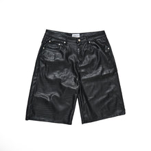 Load image into Gallery viewer, CAPRI CROC LEATHER JORTS
