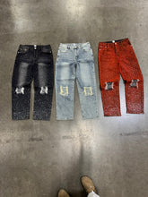 Load image into Gallery viewer, "Capri" Rhinestone Denim
