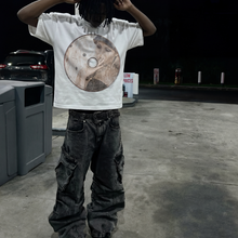 Load image into Gallery viewer, Director's Cut Streetwear Tee White Y2K Boxy Cropped T-Shirt 250GSM Summer Short Sleeve Crew Neck
