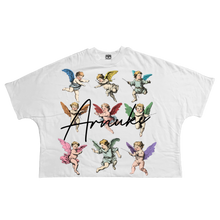 Load image into Gallery viewer, Cherubs V2 Streetwear Cropped Boxy Tee Cotton For A Soft Breathable Fit 280GSM
